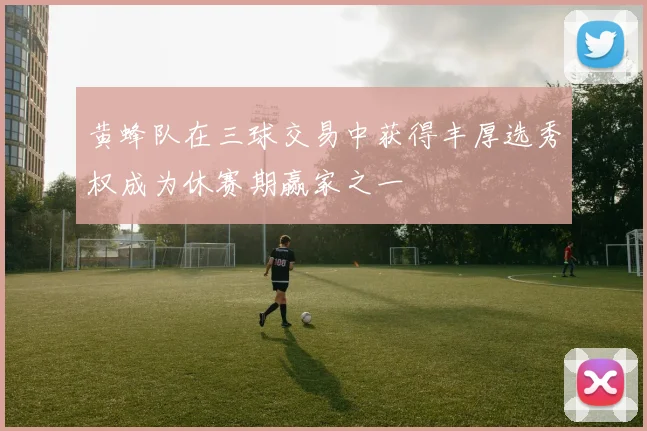 黄蜂队在三球交易中获得丰厚选秀权成为休赛期赢家之一